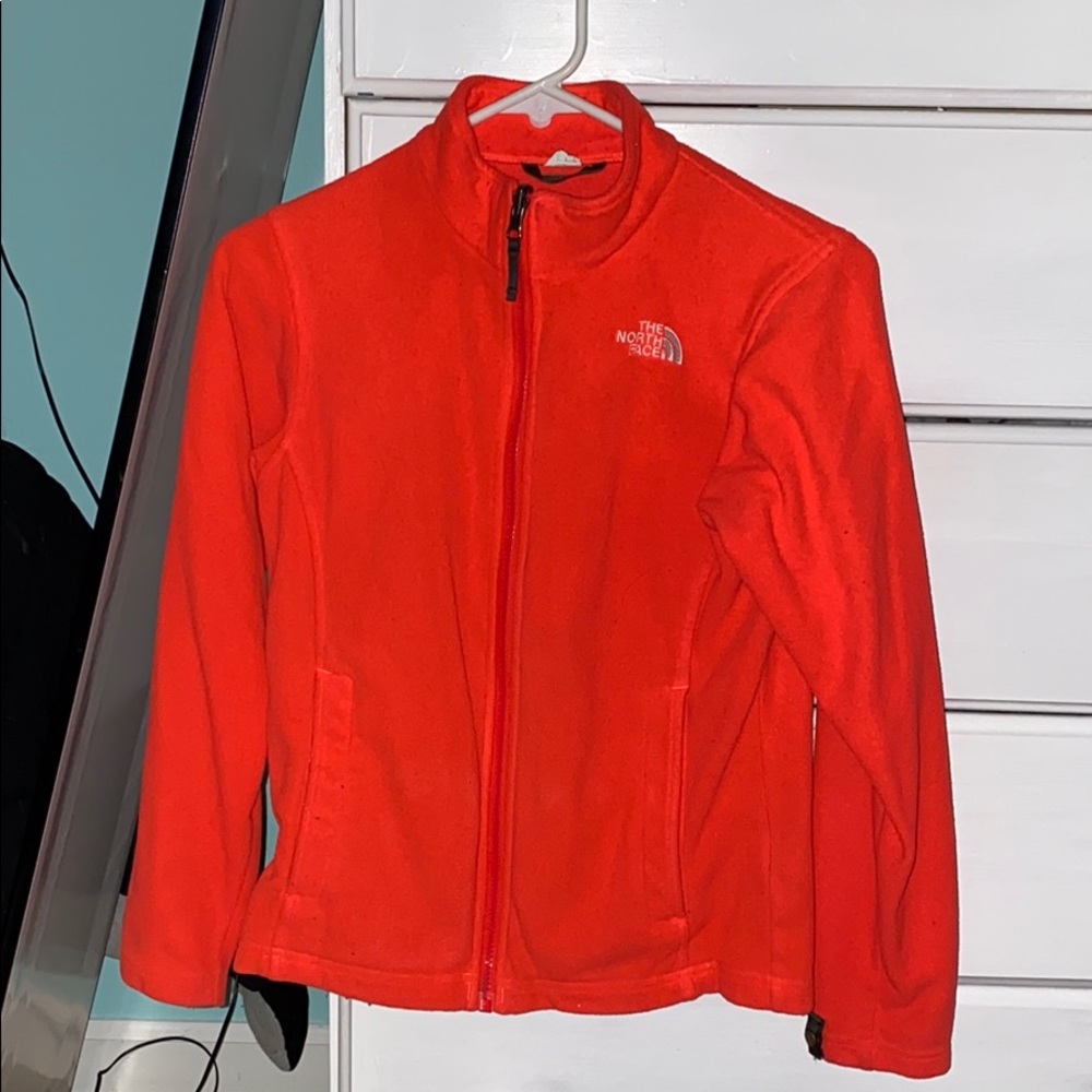 girls north face zip up